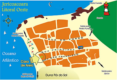 Mapa de Localiza&ccedil;&atilde;o de Jeri Village