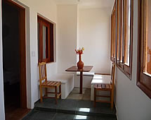 Interior dos apartamentos da Pousada Ju Ju Ju em Jericoacoara