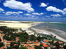 Vista do serrote jericoacoara