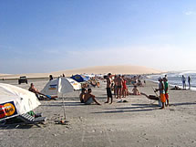 Praia principal de jericoacoara