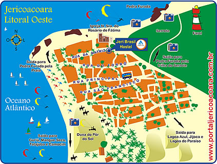 Mapa de localiza&ccedil;&atilde;o de Jeri Brasil