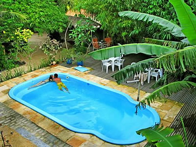 Piscina na Pousada Casa do Angelo - Jericoacoara