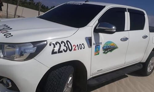 vehicle for transfers to Jericoacoara