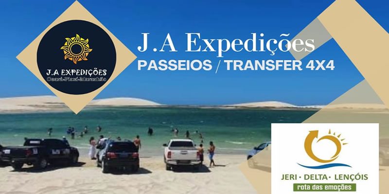 J A experdições - transfer e Passeios em Jericoacoara