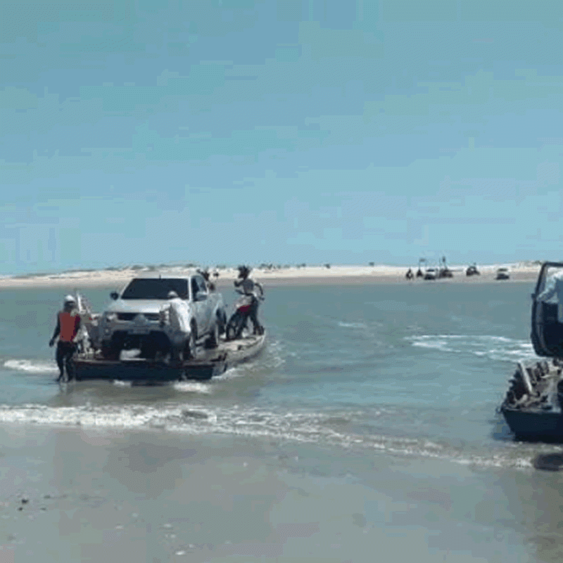 rio guriú - balsa - Jeri Ride, jericoacoara
