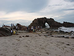 Entardecer na Pedra Furada