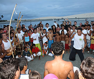 Capoeira na Praia de Jericoacoara