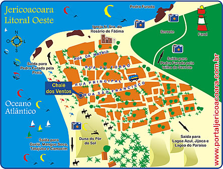 Jericoacoara map
