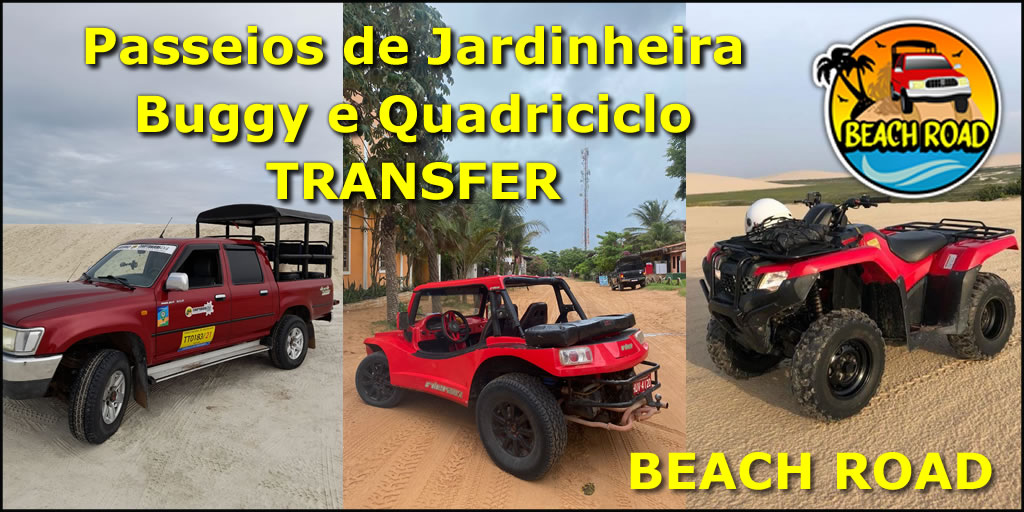 beach road transfer e passeios em jericoacoara