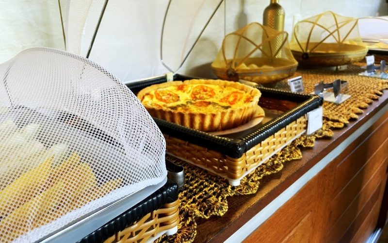 Café da manhã self-service na Pousada Casalice em Jericoacoara