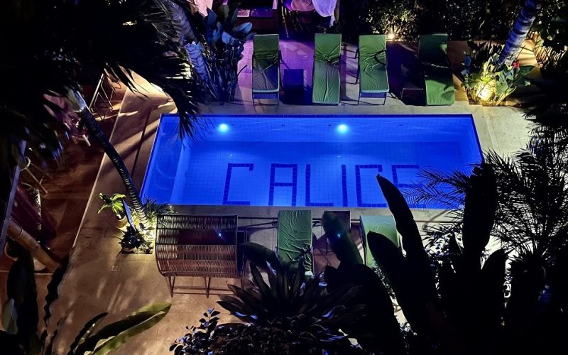 Piscina da Pousada casalice em Jericoacoara