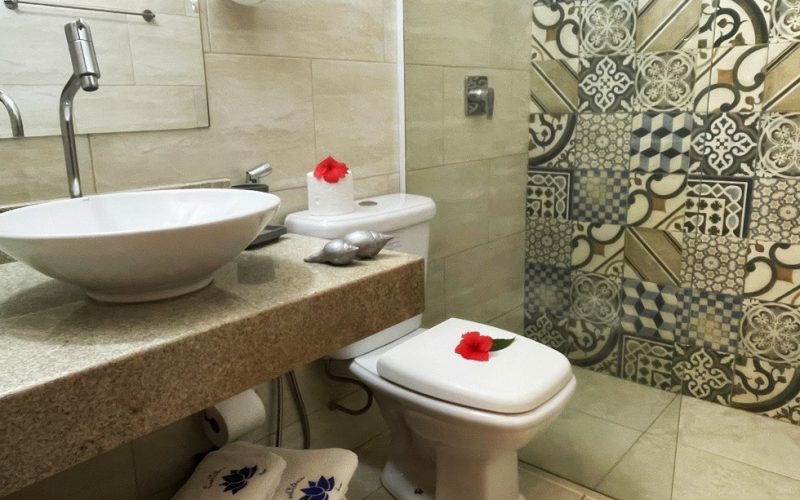 Banheiro da Pousada Casalice em Jericoacoara