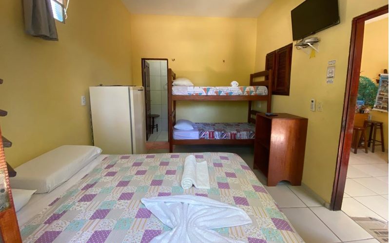 Quarto Quadruplo da Pousada do Ary em Jericoacoara