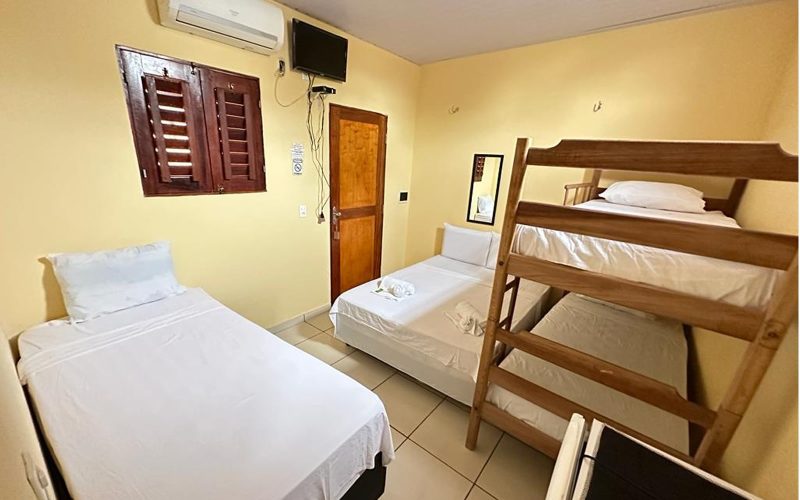 Quarto para 5 pessoas da Pousada do Ary em Jericoacoara