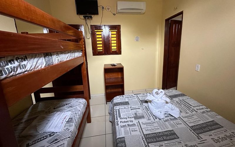 Quarto para 6 pessoas da Pousada do Ary em Jericoacoara